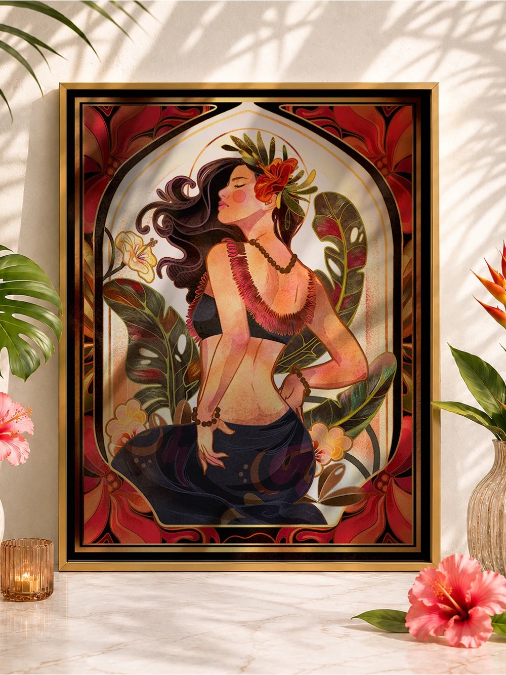 The Reigning #3/25  Signed Limited Edition Fine Art Giclée Print by Kat Reeder